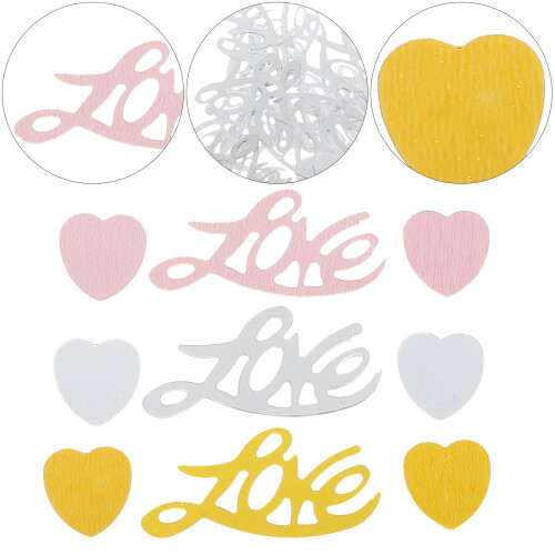 Masteelf  900 Pcs Supplies Wedding Confetti Decorative Effect 1