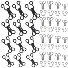 50 Pcs Hook And Closure Replacement Hook And Eye Sewing Sewing