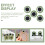Felt Frogs Eyes Ornaments Wool Assorted Color 5pcs 2