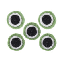 Felt Frogs Eyes Ornaments Wool Assorted Color 5pcs