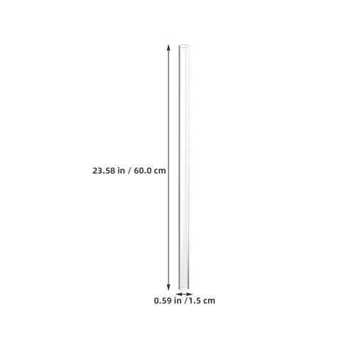 Masteelf Open Pendant Kitchen Rail 60.00x1.50x1.50cm Transparent 1