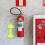 Raindrops  Wall-Mounted Fire Extinguisher Equipment Fixed Rack 5