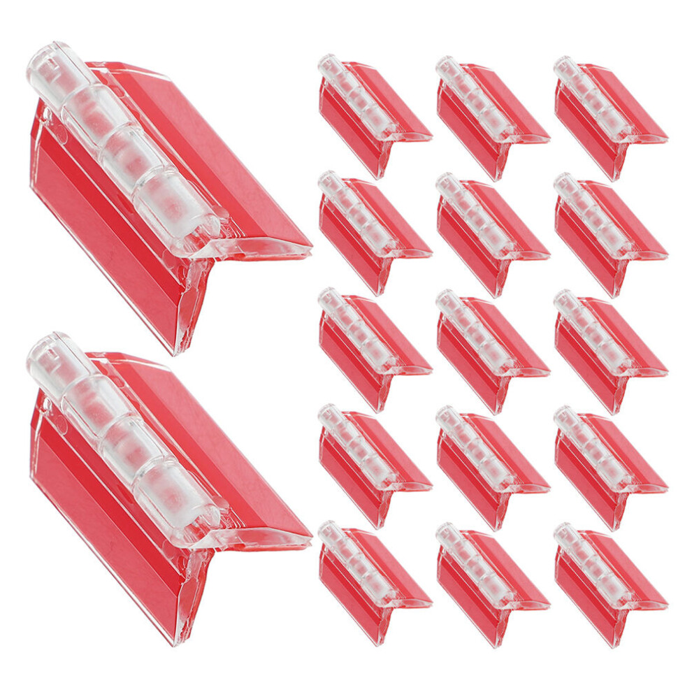 Hinge Box Hinges Transparent Acrylic 20Pcs 3171277134310