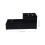 Bar Organizer Kitchen Straw Holder Black 1pack 11