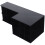 Bar Organizer Kitchen Straw Holder Black 1pack 9