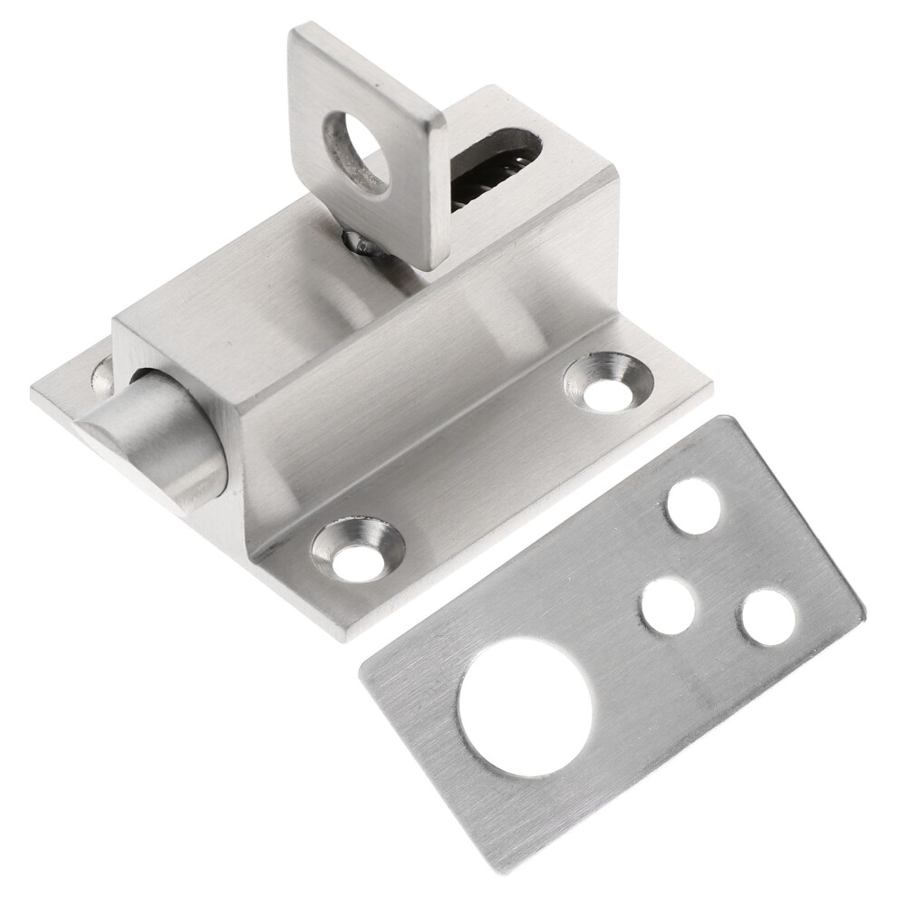 Masteelf Stainless Steel Pin Bedroom Latch Lock 4.25X4.5x3cm Silver 3171277146597
