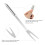 Stainless Steel Meats Fork For Picnic Buffet 1pack 11