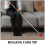 Obstacle Avoidance Rolling Cane Head Red Plastic 1set 7