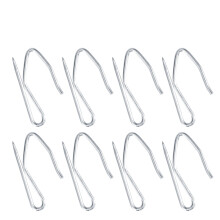 100 Pcs Metal Curtain Hooks Hanging Hooks Hanger For Window Curtain