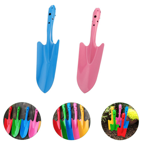 Raindrops 2pcs Sand Digging Tools Iron Ergonomic Handle Garden Tools 2