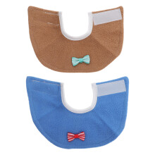 2Pcs Blue Felt Parrot Collar Protective Neckband for Pet Bird Recovery