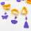 Classic Design Polymer Clay Earring Molds Orange Plastic 25pcs 7