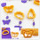 Classic Design Polymer Clay Earring Molds Orange Plastic 25pcs 9