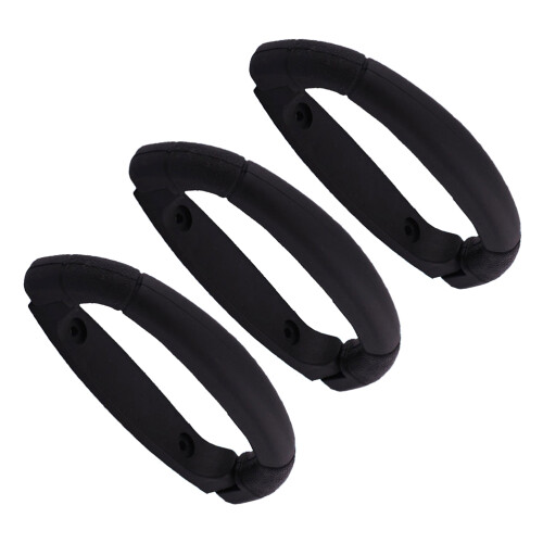 Unbranded 3 Pcs Elegant Handle Durable Handle 10.8*4.45cm Black