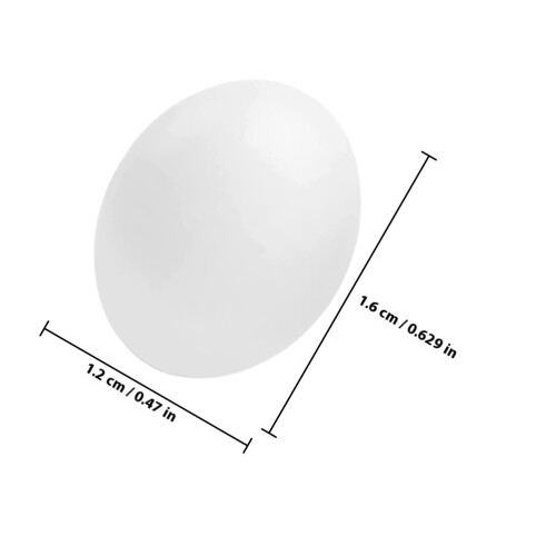 Masteelf  12 Pcs Diy Ornament Artificial Bird Eggs Props Child 1