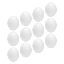 Masteelf 12 Pcs Diy Ornament Artificial Bird Eggs Props Child