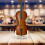 Violin Stand Guitar Floor Holder Foldable Sponge Abs 9