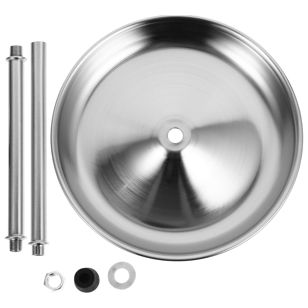 Masteelf  Decanter Holder With Tray Wine Drying Rack Stainless Silver-image-OPC-PK8SGNF-NEW