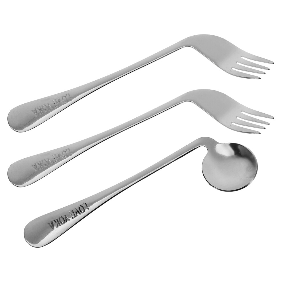 Aboofan Angled Spoon For Patients Cutlery The Disabled Adaptive Uetnsils