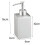 Mlins  330 Ml Soap Pump Automatic Dispenser Chrome Refillable Silver 2