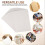 Raindrops 20 Sheets Gray Cardboard Model 29.70x21.00x0.02cm Grey 9