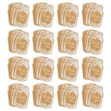 100 papieren labels, flessenvormige hangers voor DIY cadeaus