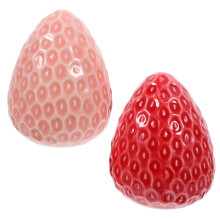 2pcs Ceramic Strawberry Salt and Pepper Shaker Decorative Set