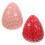 2pcs Ceramic Strawberry Salt and Pepper Shaker Decorative Set 1