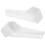 2 Pcs Camper Gutter Spout Rv Pvc Plastic Rain Gutters White 11