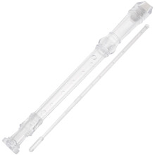 Kids Flute Plastic Doll Transparent Abs 1 Set
