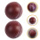 Silent Pu Cricket Balls Light Brown For Indoor Training 2pcs 11