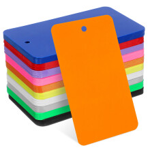 200 stuks hangende labels, lege vlaggetjes, feestaccessoire gemengd