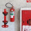 Raindrops  Universal Fire Bracket Extinguisher Holder Travel 3