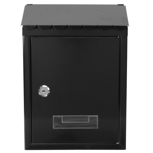 Raindrops Rectangular Mailbox Wall Mount Iron 1pack 2
