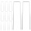 50 Pcs Plant Fixing Nails Artificial Turf Staples 6