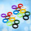 60pcs Key Coding Label Silicone Assorted Color For Adults 8