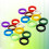 60pcs Key Coding Label Silicone Assorted Color For Adults 7