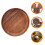 Wood Serving Trays Wooden Serving Plate Pp Material 1set 3
