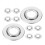 10 Pcs Stainless Steel Decorative Sprinkler Head Covers 11
