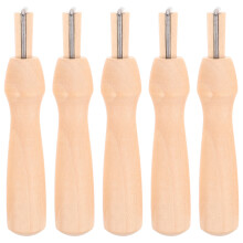 5 Sets Wool Felt Poking Felting Needle Pen Handle Punch Supplies