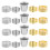 Masteelf  20 Pcs Wedding Sewing Thimble Finger Protector Supplies 7