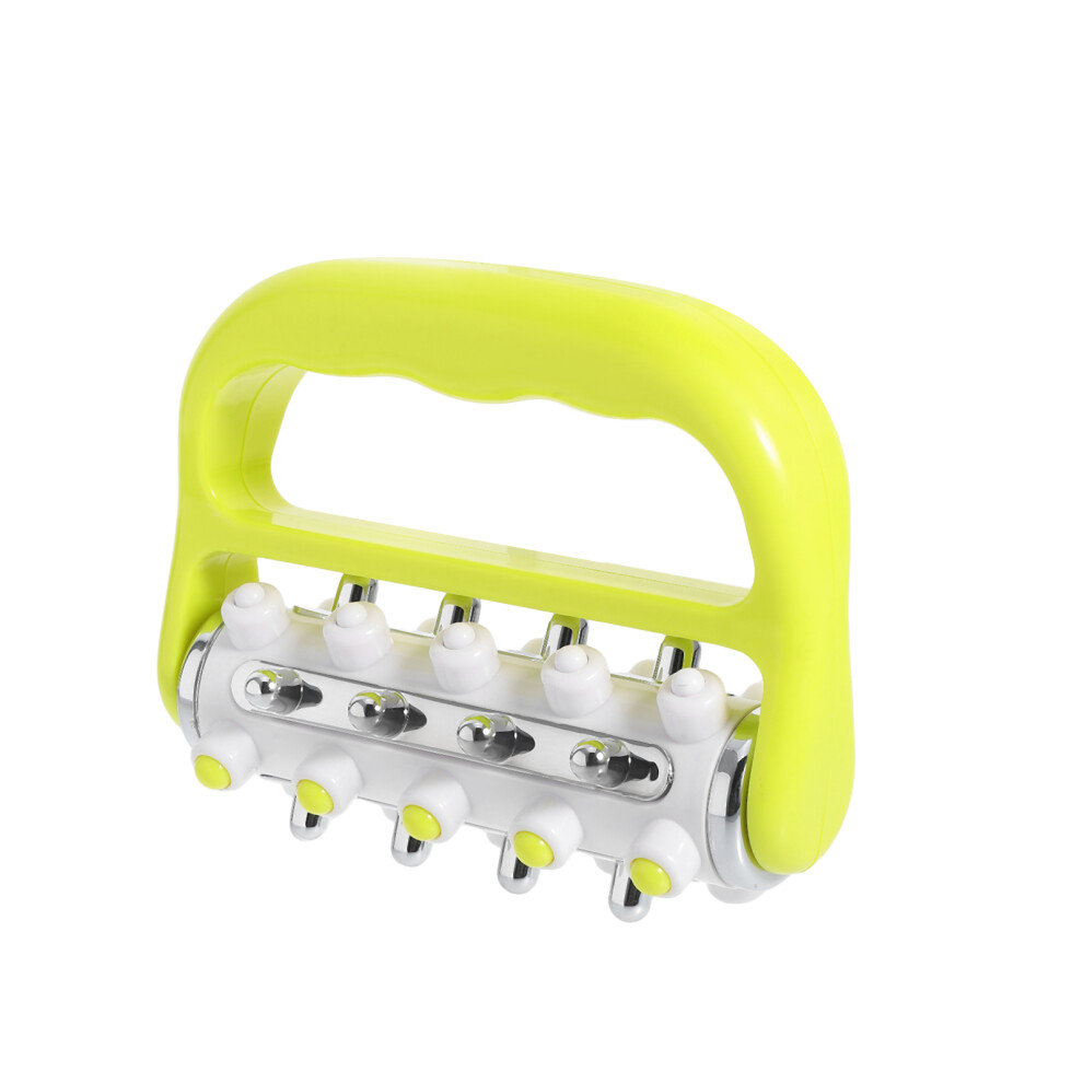 Vaguelly Yellow 1Pack Handheld Massage Roller For Arm Muscle Relaxation