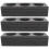 Takeout Cup Holders Beverage Cup Carry Holders Black 3pcs 3