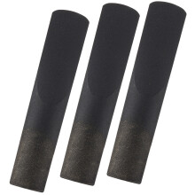 Worgeous 3 Pcs Resin Replacing For Clarinet Hand-Made Black