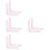 4 Pieces Sewing Rulers Design Curve Clothes Making 9