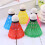 Raindrops Badminton Shuttlecocks Sports Random Color 6pcs 6