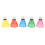 Raindrops Badminton Shuttlecocks Sports Random Color 6pcs 5