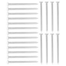 Raindrops 50 Pcs Masonry Nails Wall For Hanging Pictures Press Silver