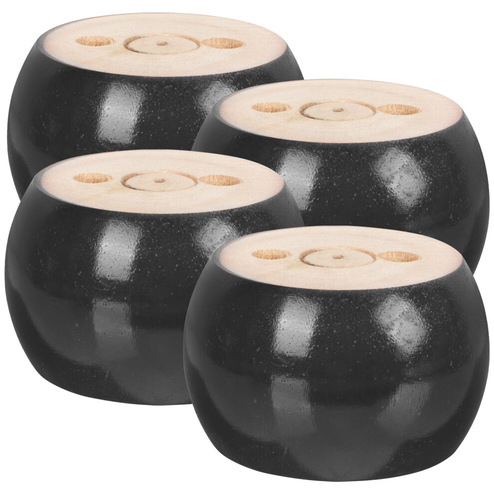 4Pcs Wood Sofa Legs Wood Couch Dresser Leg Replacements Furniture Legs 3171277193799