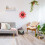 Raindrops Home Wall Decor Iron Flower Wall Decoration 2pcs 5